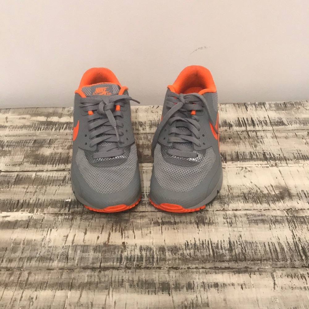 Nike air max grey and orange